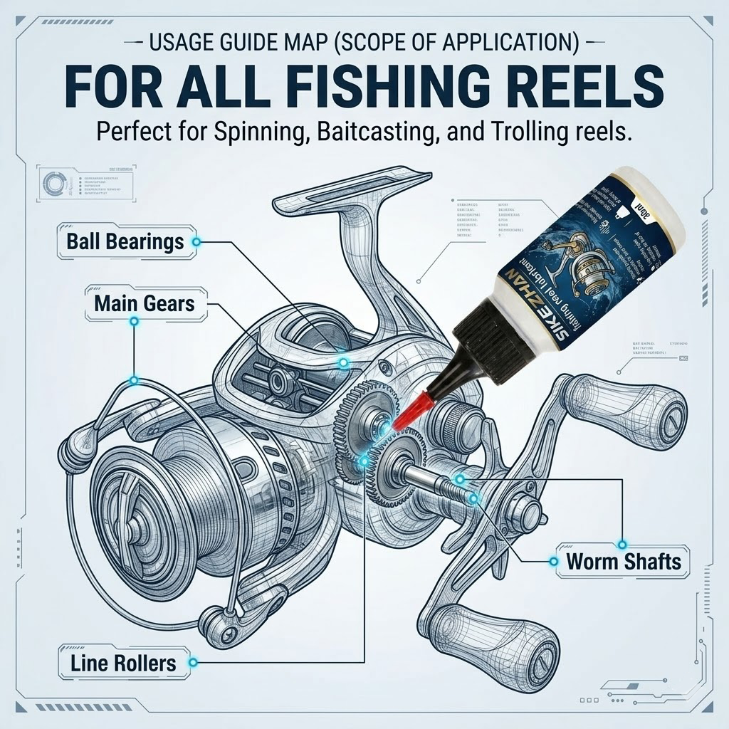 Fishing Reel Oil and Grease Lu - Reel Lubricant review and price