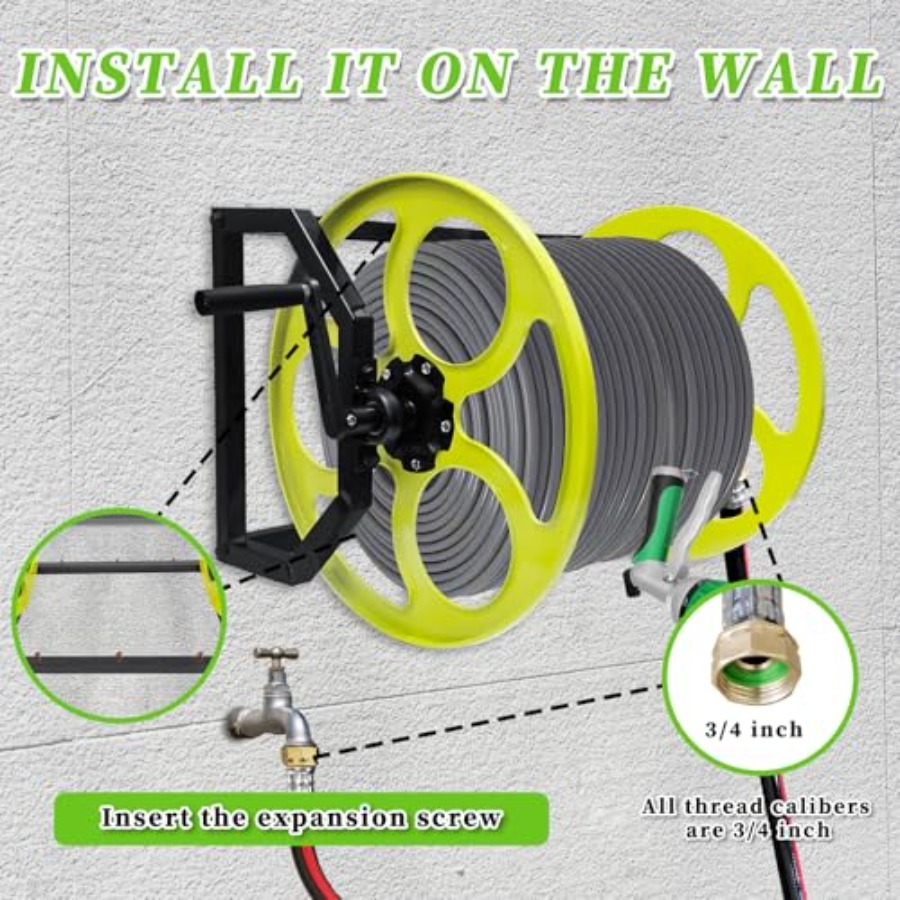 Heavy Duty Garden Hose Reel wi - Reel Handle review and price