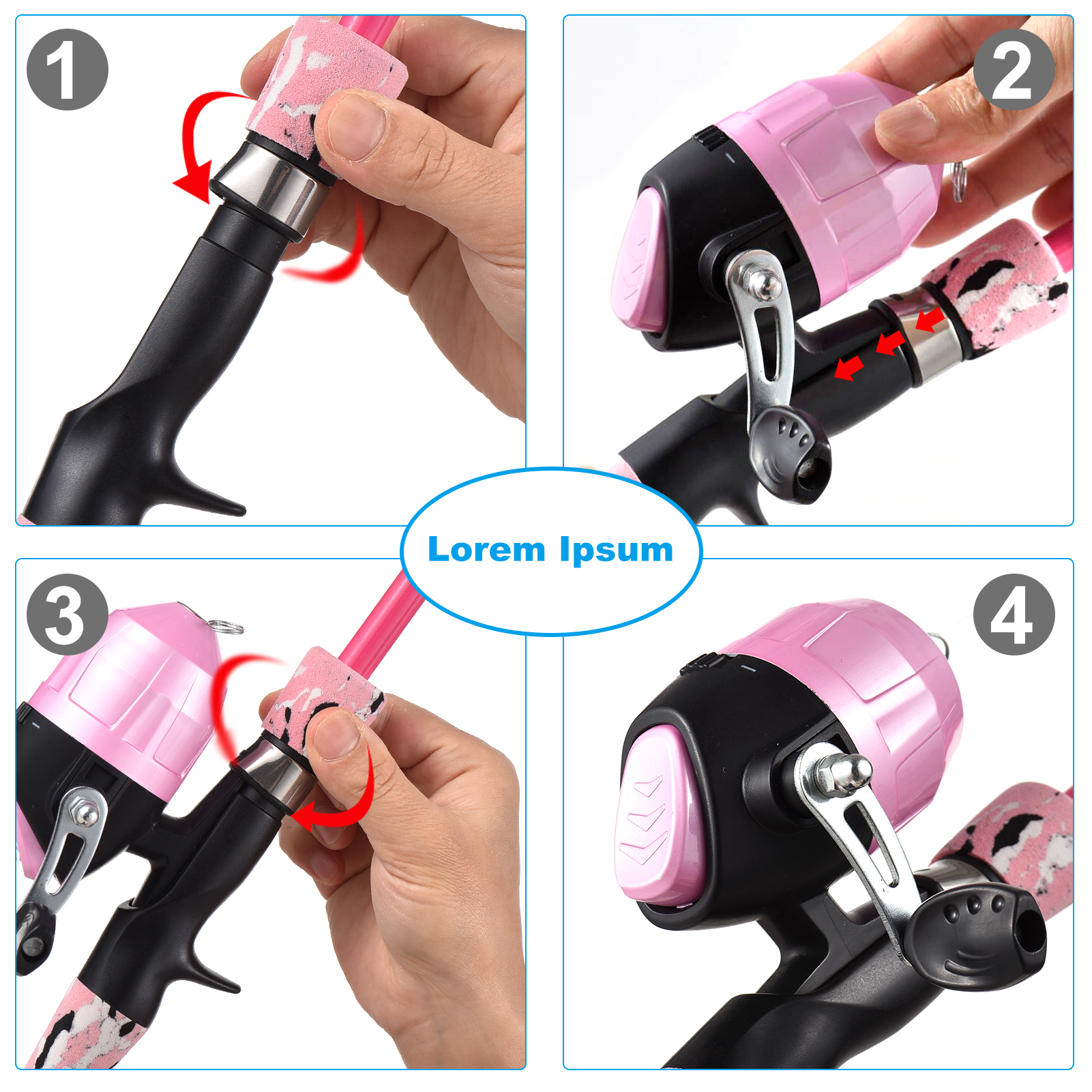 Kids Fishing Rod and Reel Comb - Spincast Reel review and price
