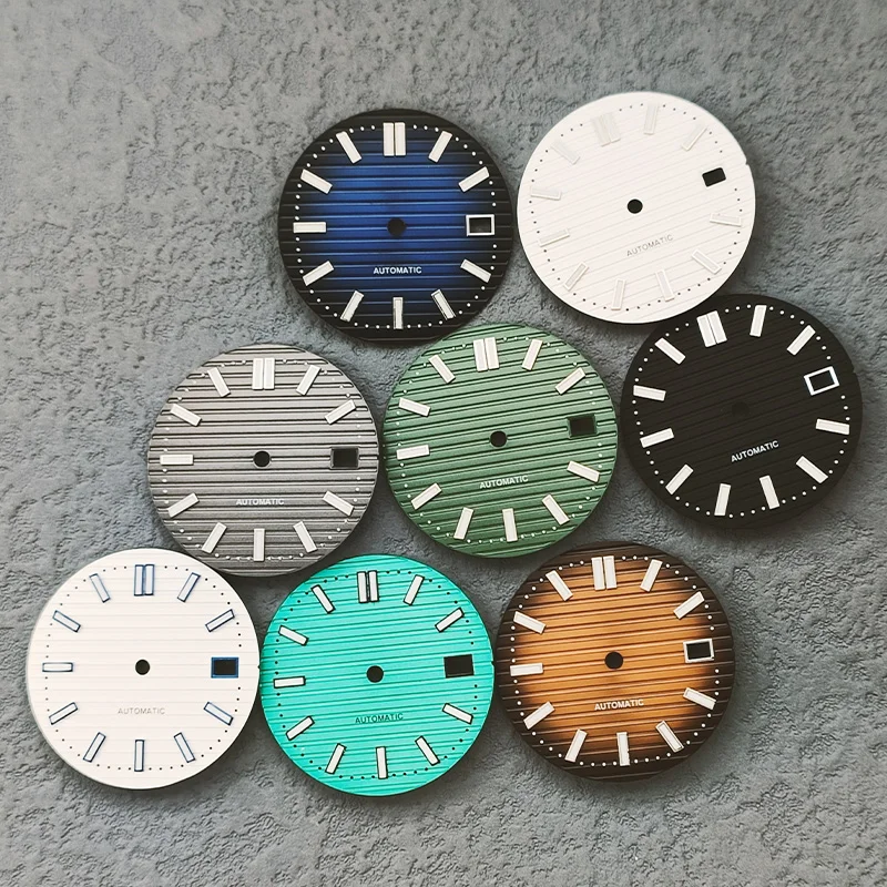 29.8mm NH35 Watch Dial Green L - Reel Case review and price