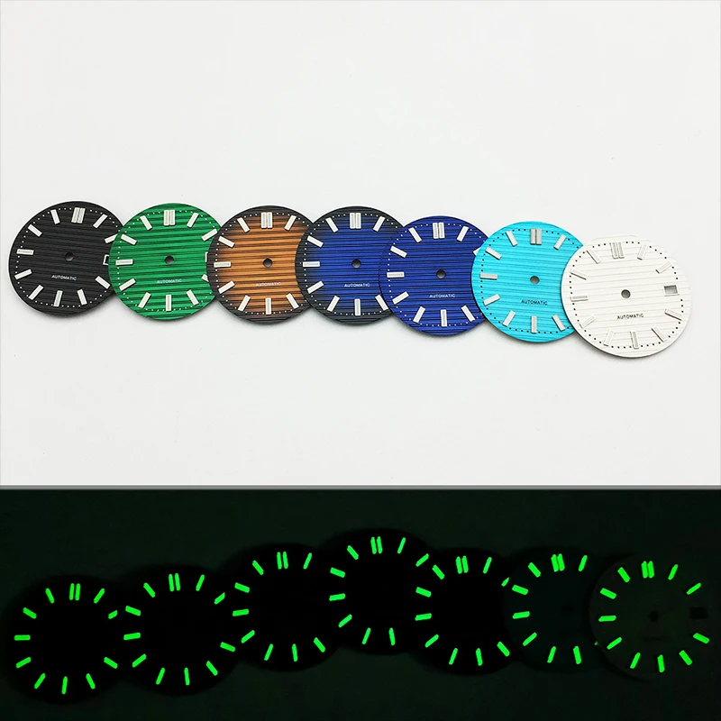 29.8mm NH35 Watch Dial Green L - Reel Case review and price