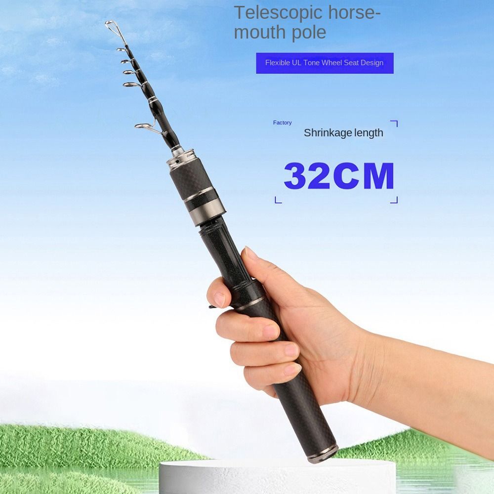1.5m-1.8m Fishing Pole Rod Set - Spincast Reel review and price