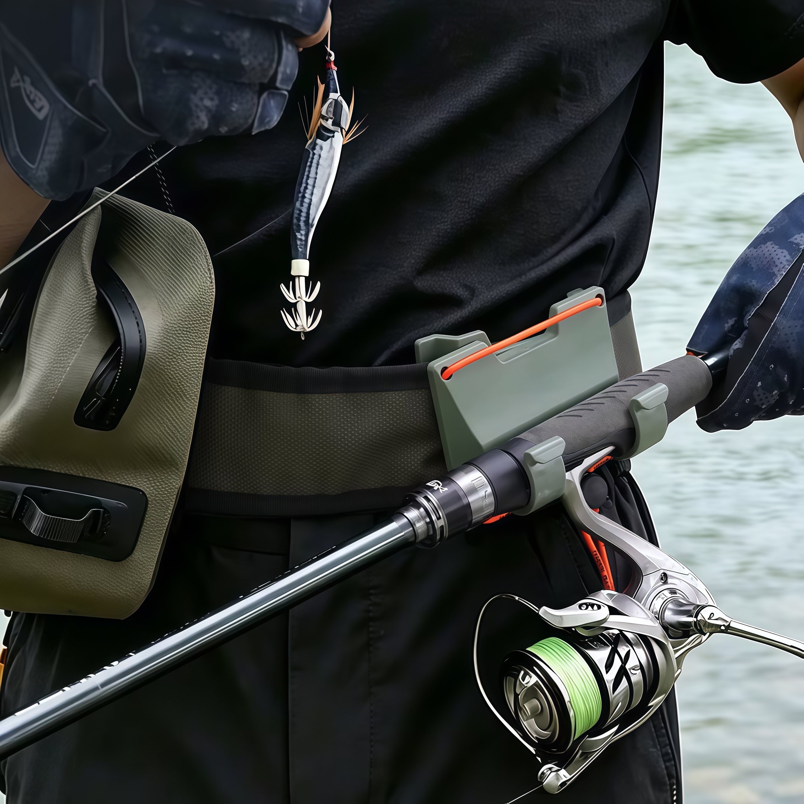 DEUKIO Outdoor Belt Clip Rod H - Spinning Reel review and price