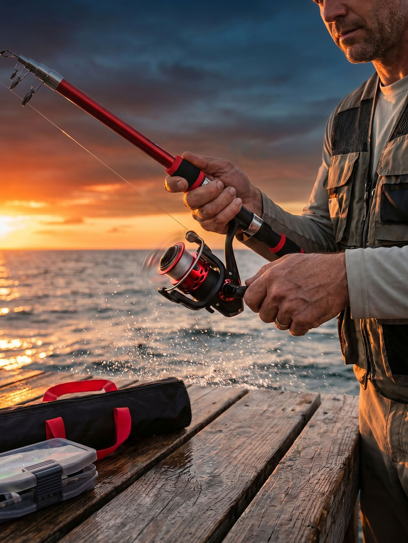 Fishing Rod Reel Combos Collap - Spincast Reel review and price