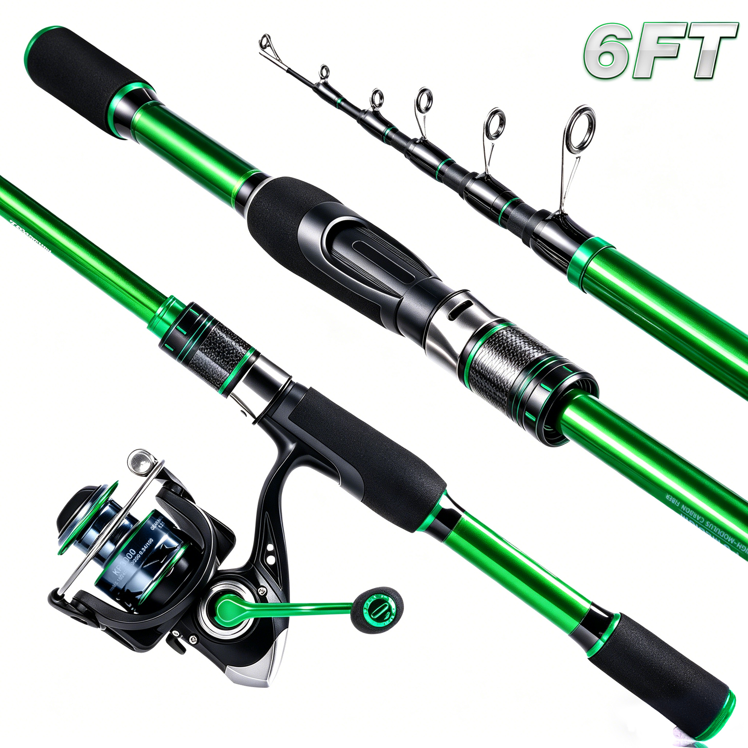Graphite Telescopic Fishing Ro - Reel Bag review and price