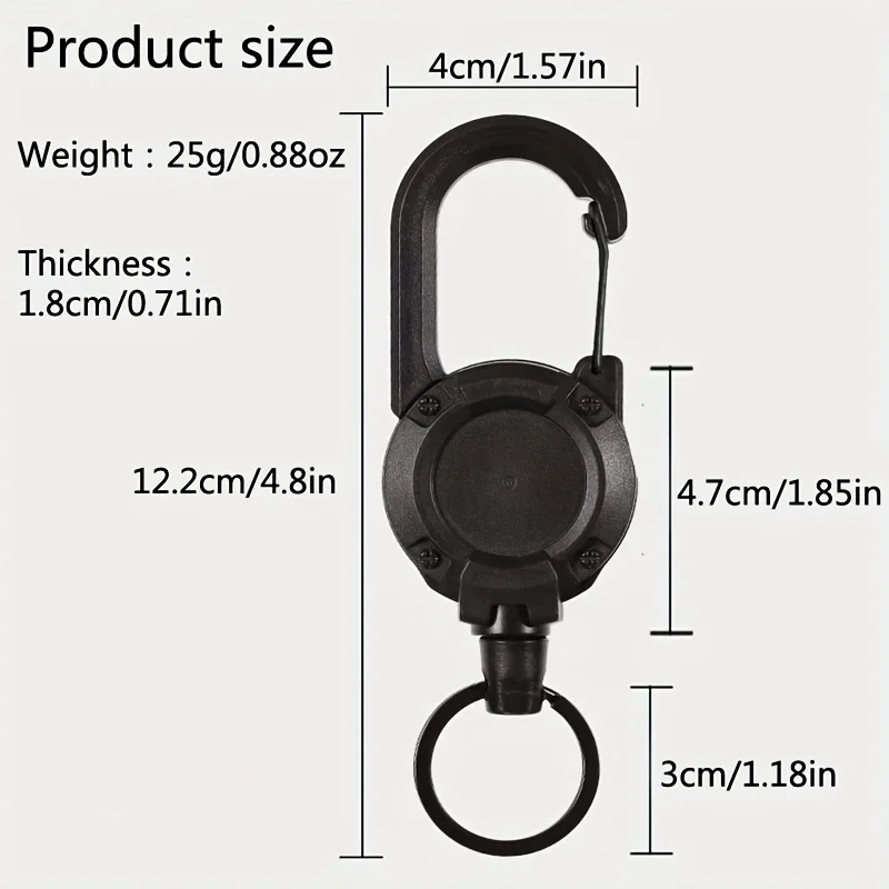 1/2/4pcs Extendable Retractabl - Reel Bag review and price