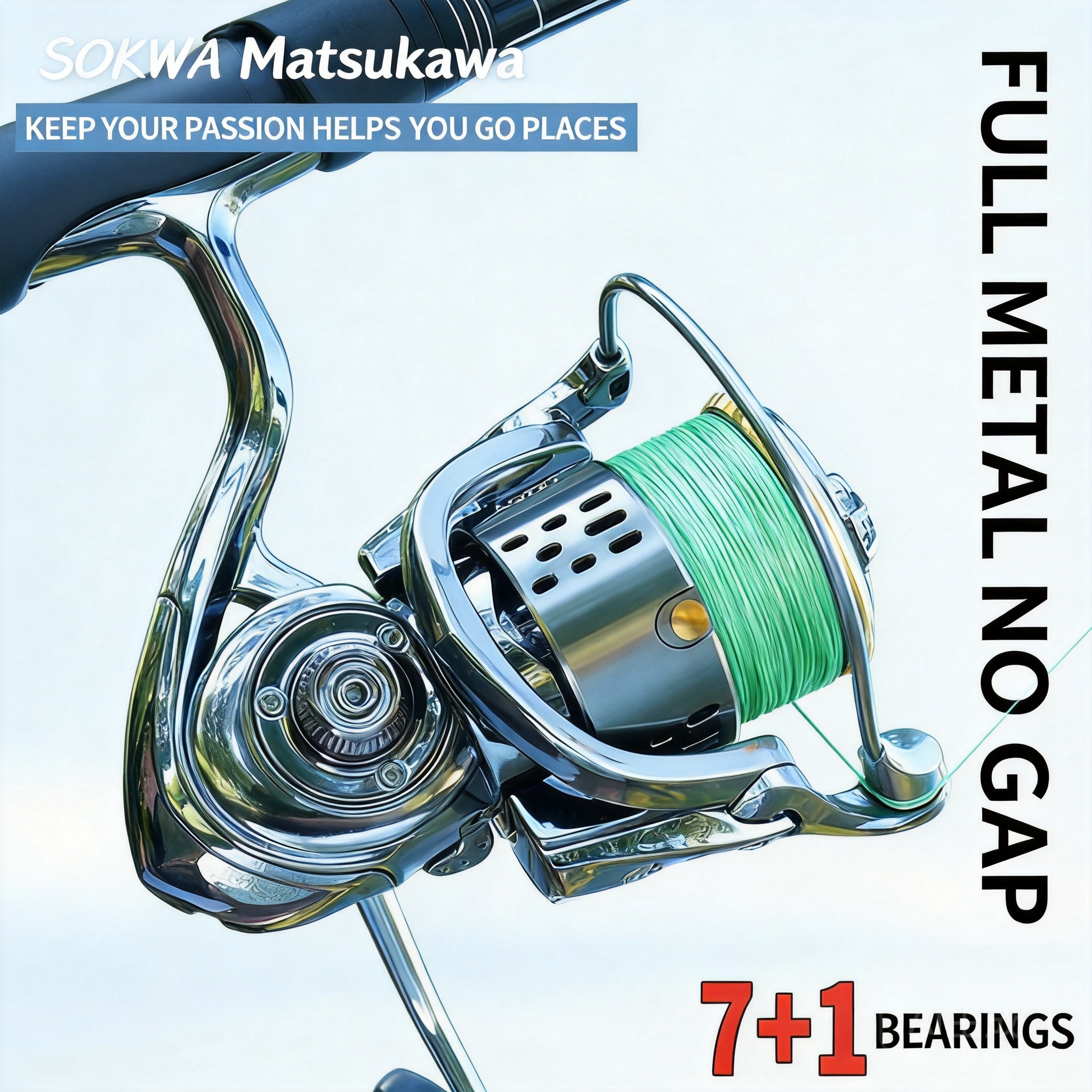 Full Metal Spinning Fishing Re - Ice Fishing Reel review and price