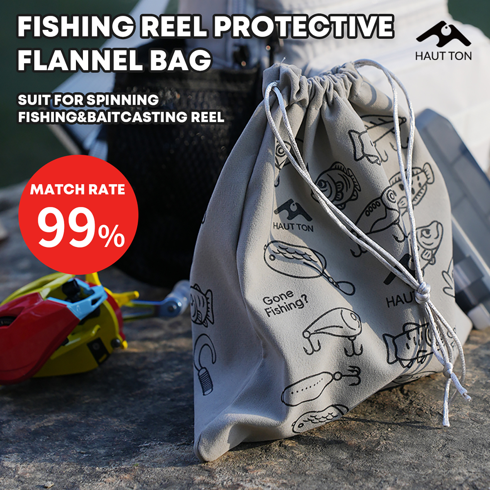 HAUT TON Fishing Reel Protecti - Trolling Reel review and price